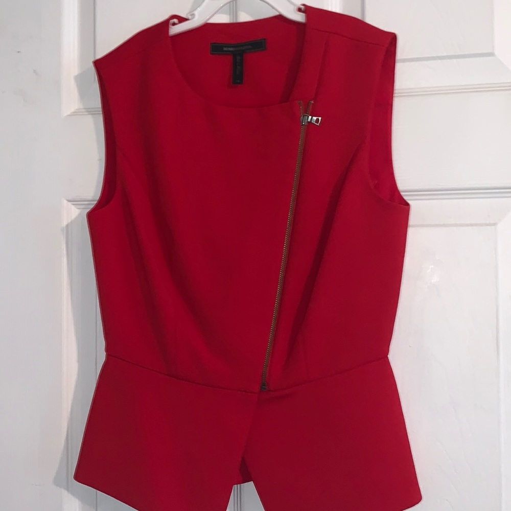 Red BCBG top